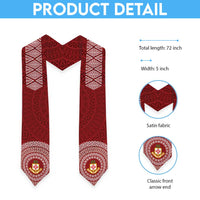 Tonga Liahona High School Graduation Stole Simple Ngatu LT7 - Polynesian Pride