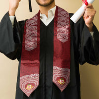Tonga Liahona High School Graduation Stole Simple Ngatu LT7 - Polynesian Pride