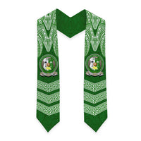Tonga Liahona High School Graduation Stole Traditional Ngatu and Polynesian Pattern