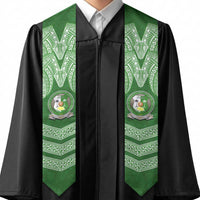 Tonga Liahona High School Graduation Stole Traditional Ngatu and Polynesian Pattern