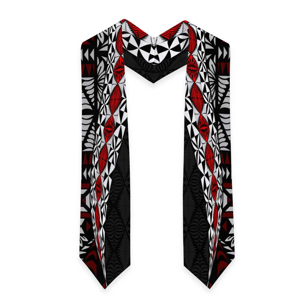 Tonga Ngatu Art Tattoo Polynesian Graduation Stole LT03 - Polynesian Pride