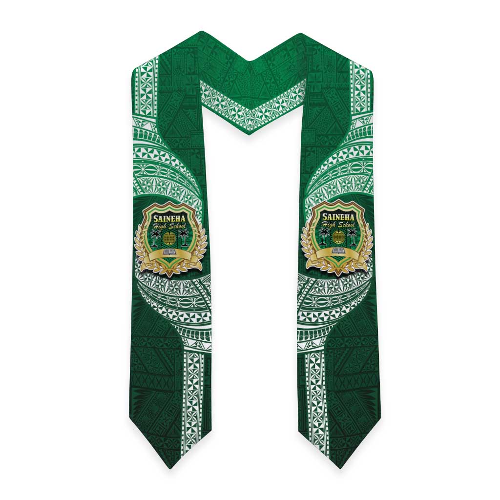 Tonga Saineha High School Graduation Stole Traditional Ngatu and Polynesian Pattern LT03 - Polynesian Pride