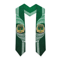 Tonga Saineha High School Graduation Stole Traditional Ngatu and Polynesian Pattern LT03 - Polynesian Pride