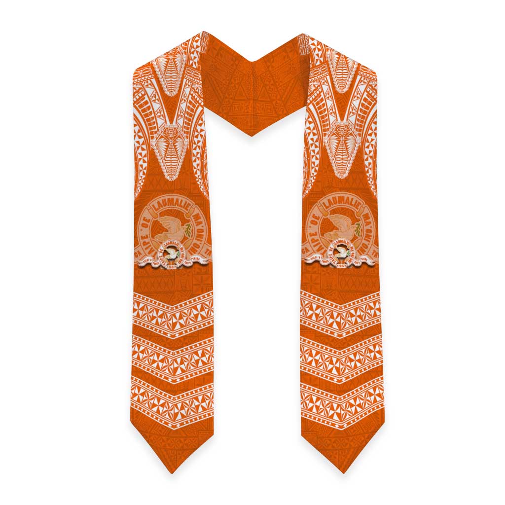 Tonga Tailulu College Graduation Stole Traditional Ngatu and Polynesian Pattern LT03 - Polynesian Pride