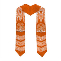 Tonga Tailulu College Graduation Stole Traditional Ngatu and Polynesian Pattern LT03 - Polynesian Pride