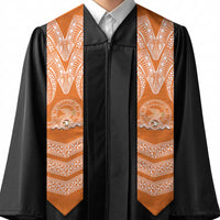 Tonga Tailulu College Graduation Stole Traditional Ngatu and Polynesian Pattern LT03 - Polynesian Pride