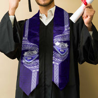 Tonga Tupou High School Graduation Stole Traditional Ngatu and Polynesian Pattern LT03 - Polynesian Pride
