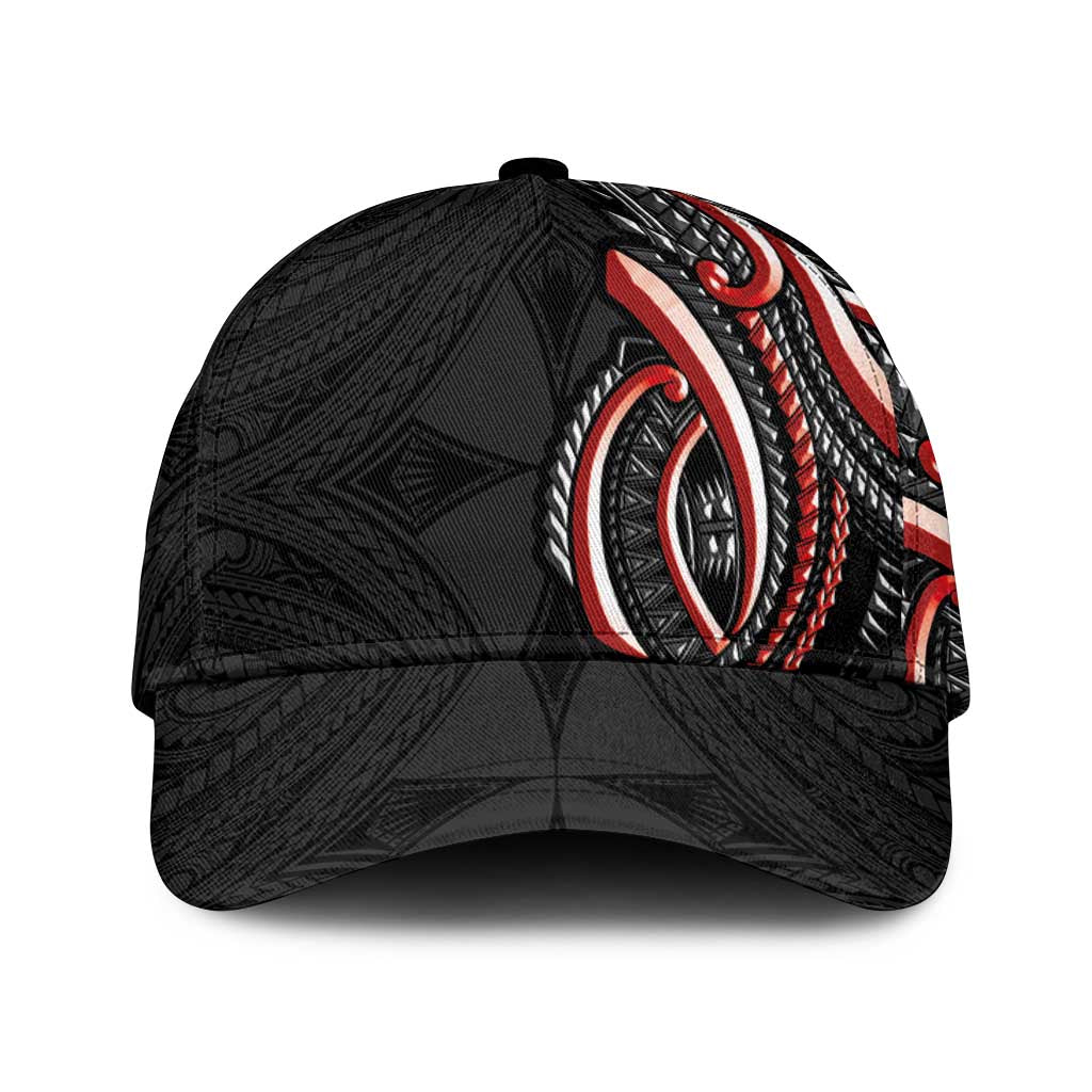 Traditional Art Hawaiian Kakau Tattoos Classic Cap Red Color LT03
