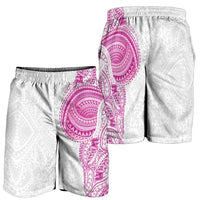 Traditional Polynesian Art Tattoos Shorts for Men Pink Color LT03 - Polynesian Pride
