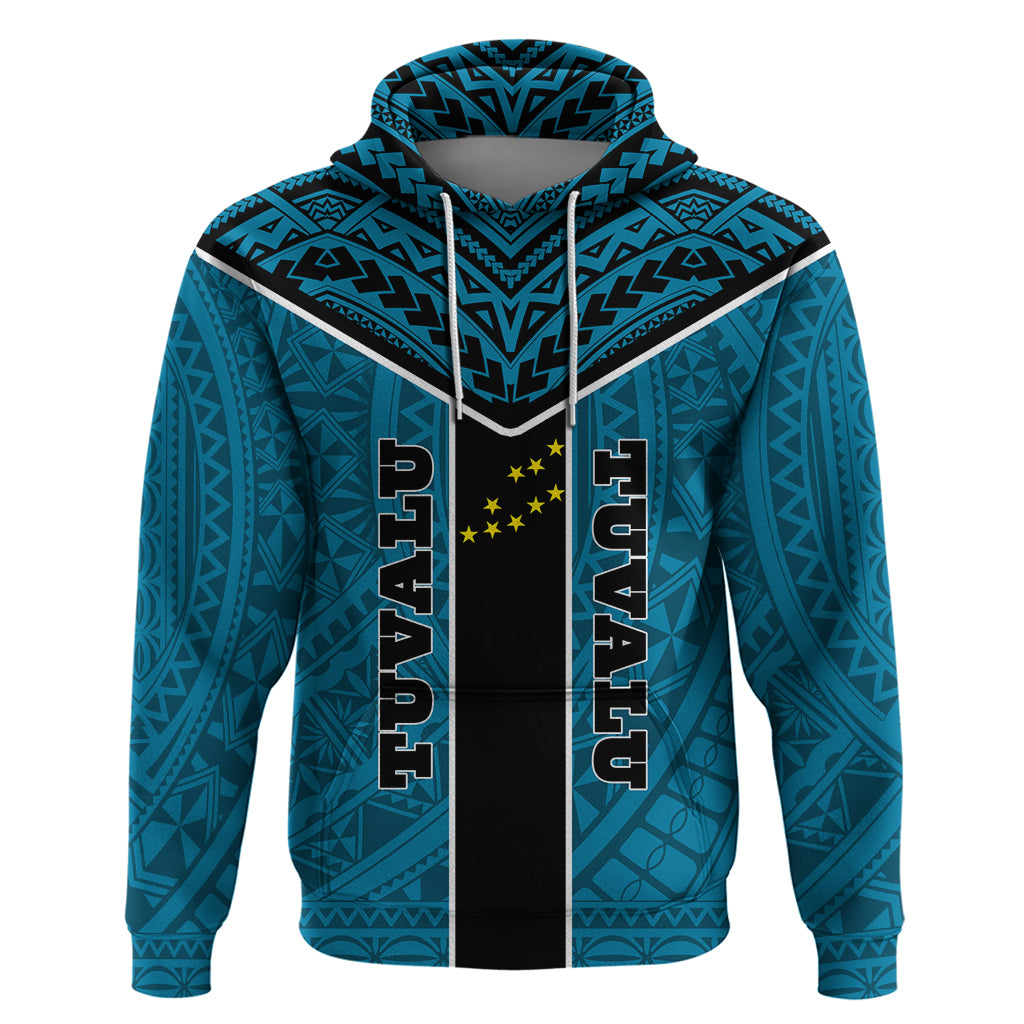 Tuvalu Hoodie Tuvalu Flag Coat of Arms Polyneisan Tattoo - Polynesian Pride