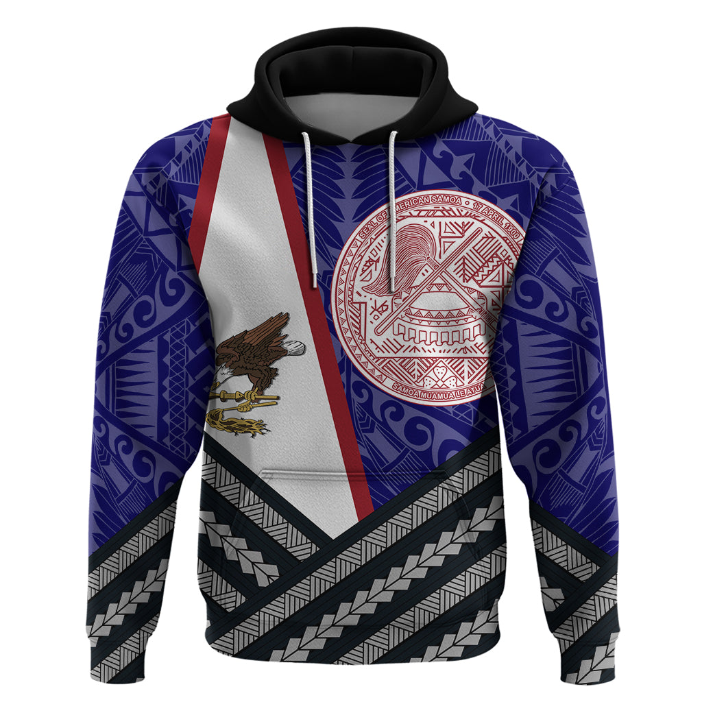 American Samoa Polynesian Hoodie merican Samoa Flagnd Seal - Polynesian Pride