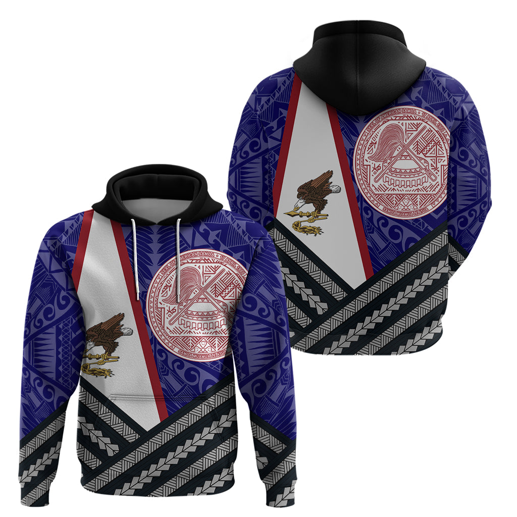 American Samoa Polynesian Hoodie merican Samoa Flagnd Seal - Polynesian Pride