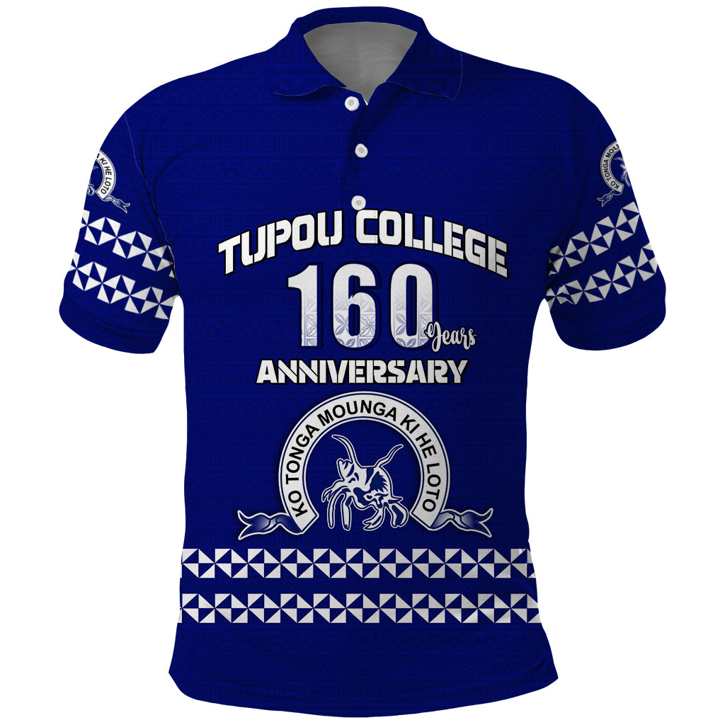 Tonga Tupou College Toloa Polo Shirt 160 Years Anniversary Tongan Ngatu LT13