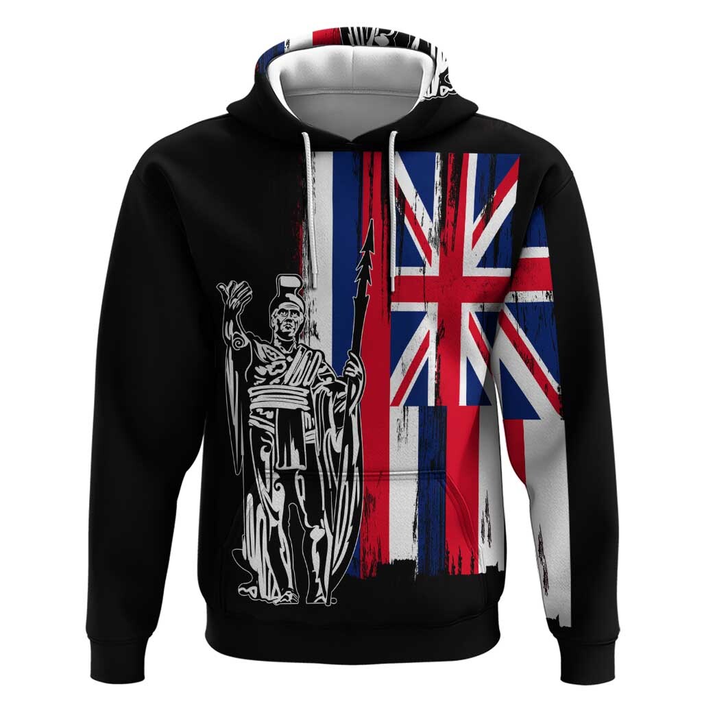 Polynesian Pride Hoodie Custom Hawaiian Hawaii King Flag Hoodie Hoodie - Polynesian Pride
