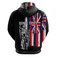 Polynesian Pride Hoodie Custom Hawaiian Hawaii King Flag Hoodie - Polynesian Pride