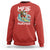 Mele Kalikimaka Tropical Hawaiian Christmas in Hawaii Surfing Santa Sweatshirt TS02 Red - Polynesian Pride
