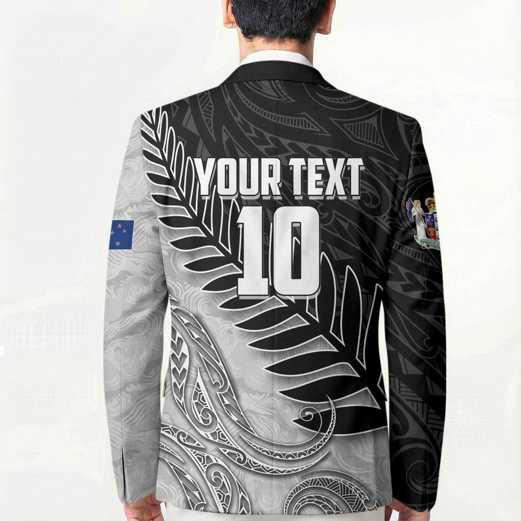 Personalized New Zealand Football Blazer Kiwi Mascot with Silver Fern - Maori Tribal Tattoo Art