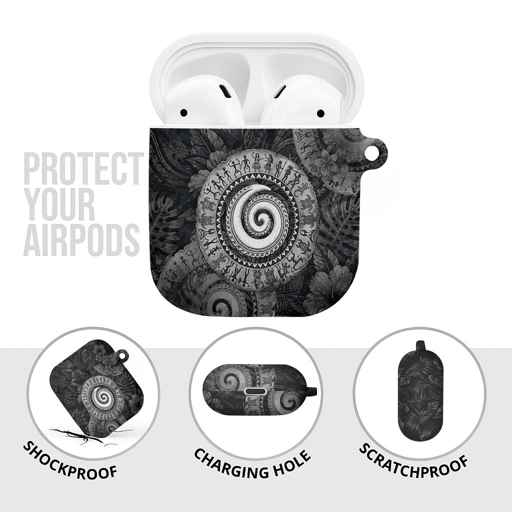 Hawaiian Piko AirPods Case Cultural Anchor Connect Your Roots Ocean Waves