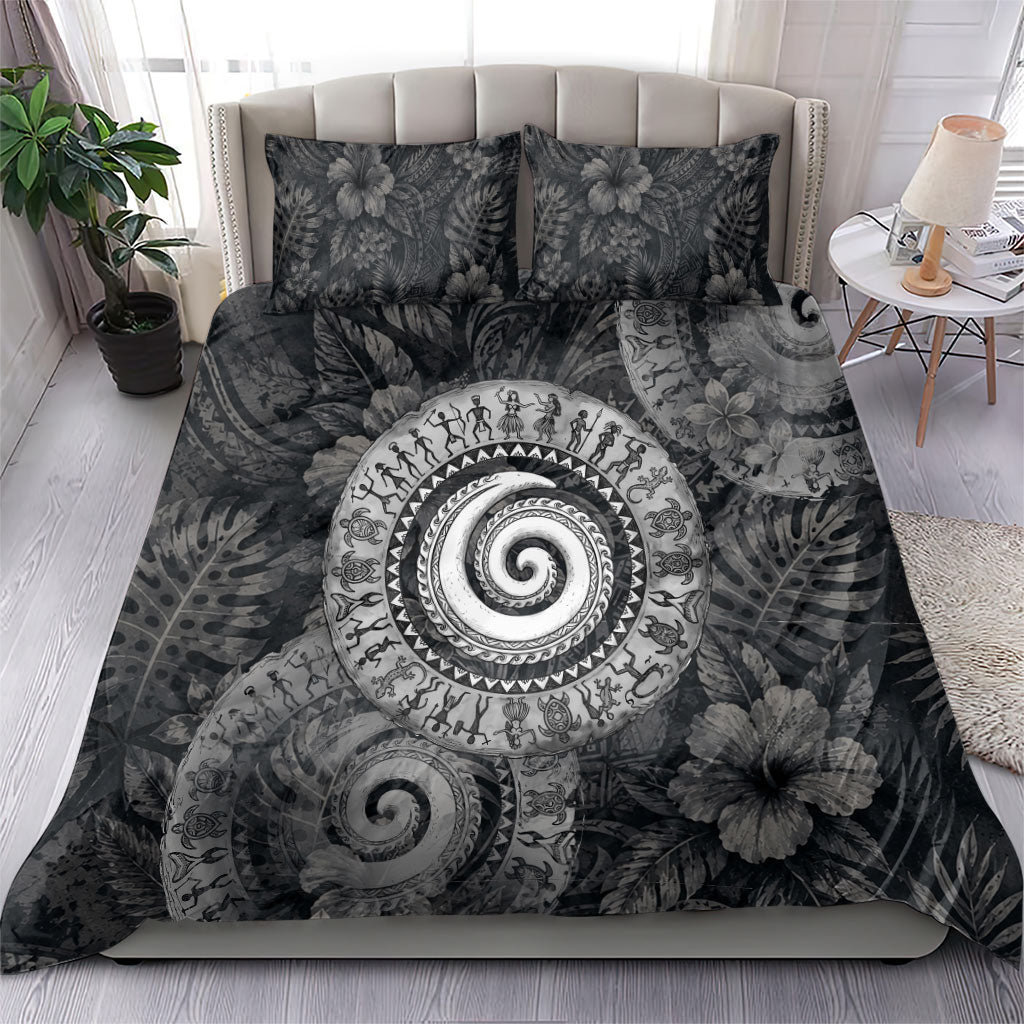 Hawaiian Piko Bedding Set Cultural Anchor Connect Your Roots Ocean Waves TS04 - Polynesian Pride