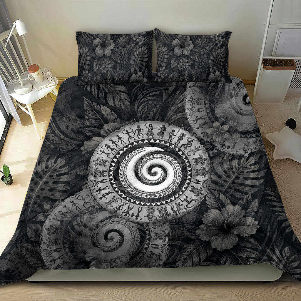 Hawaiian Piko Bedding Set Cultural Anchor Connect Your Roots Ocean Waves TS04 - Polynesian Pride