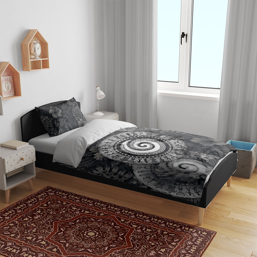 Hawaiian Piko Bedding Set Cultural Anchor Connect Your Roots Ocean Waves TS04 - Polynesian Pride