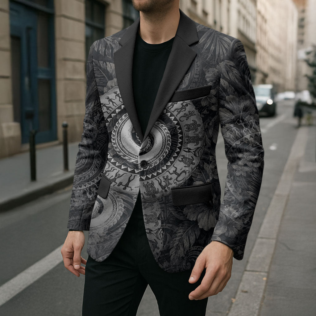 Hawaiian Piko Blazer Cultural Anchor Connect Your Roots Ocean Waves