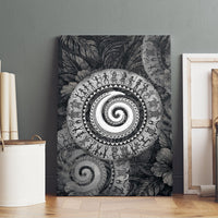 Hawaiian Piko Canvas Wall Art Cultural Anchor Connect Your Roots Ocean Waves