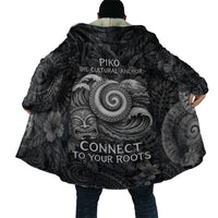 Hawaiian Piko Cloak Cultural Anchor Connect Your Roots Ocean Waves TS04 - Polynesian Pride