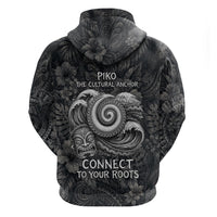 Hawaiian Piko Hoodie Cultural Anchor Connect Your Roots Ocean Waves TS04 - Polynesian Pride
