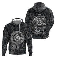Hawaiian Piko Hoodie Cultural Anchor Connect Your Roots Ocean Waves TS04 - Polynesian Pride