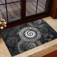 Hawaiian Piko Rubber Doormat Cultural Anchor Connect Your Roots Ocean Waves TS04 - Polynesian Pride