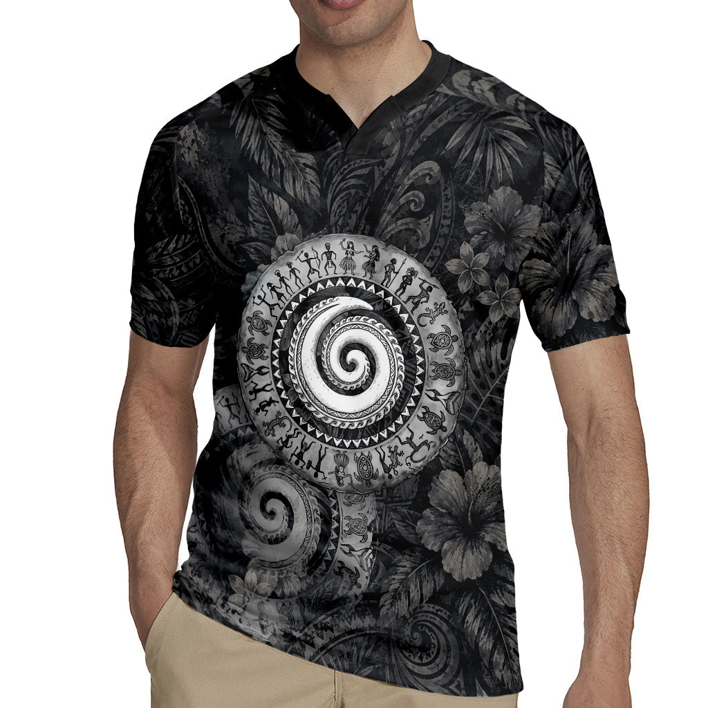Hawaiian Piko Rugby Jersey Cultural Anchor Connect Your Roots Ocean Waves