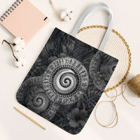 Hawaiian Piko Tote Bag Cultural Anchor Connect Your Roots Ocean Waves