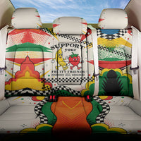 Support Your Fruity Friends Love Wins Gay Pride Back Car Seat Cover LGBTQ Retro 30s Cartoon Checkered