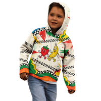 Support Your Fruity Friends Love Wins Gay Pride Kid Hoodie LGBTQ Retro 30s Cartoon Checkered