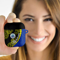 Federated States Of Micronesia FSM AirPods Case Pacific Islander Tribal Swirl Geometric Pattern