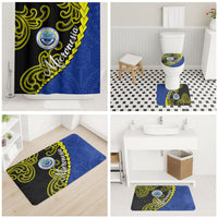 Federated States Of Micronesia FSM Bathroom Set Pacific Islander Tribal Swirl Geometric Pattern TS04 - Polynesian Pride