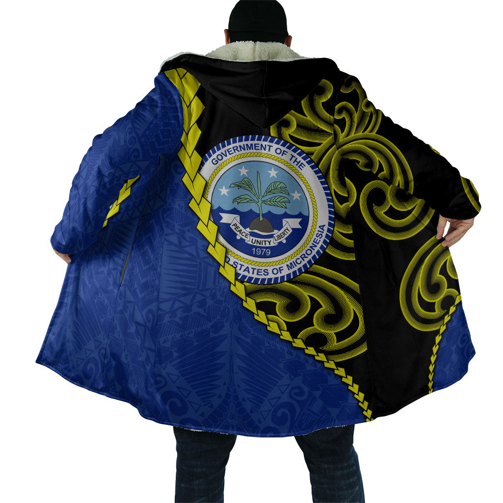 Federated States Of Micronesia FSM Cloak Pacific Islander Tribal Swirl Geometric Pattern TS04 - Polynesian Pride
