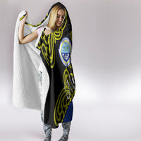 Federated States Of Micronesia FSM Hooded Blanket Pacific Islander Tribal Swirl Geometric Pattern TS04 - Polynesian Pride