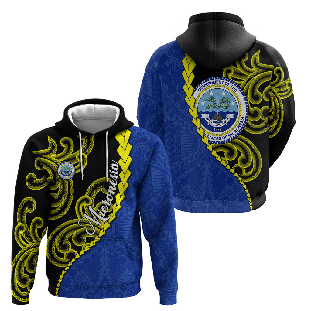 Federated States Of Micronesia FSM Hoodie Pacific Islander Tribal Swirl Geometric Pattern TS04 - Polynesian Pride