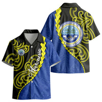Federated States Of Micronesia FSM Kid Hawaiian Shirt Pacific Islander Tribal Swirl Geometric Pattern TS04 - Polynesian Pride
