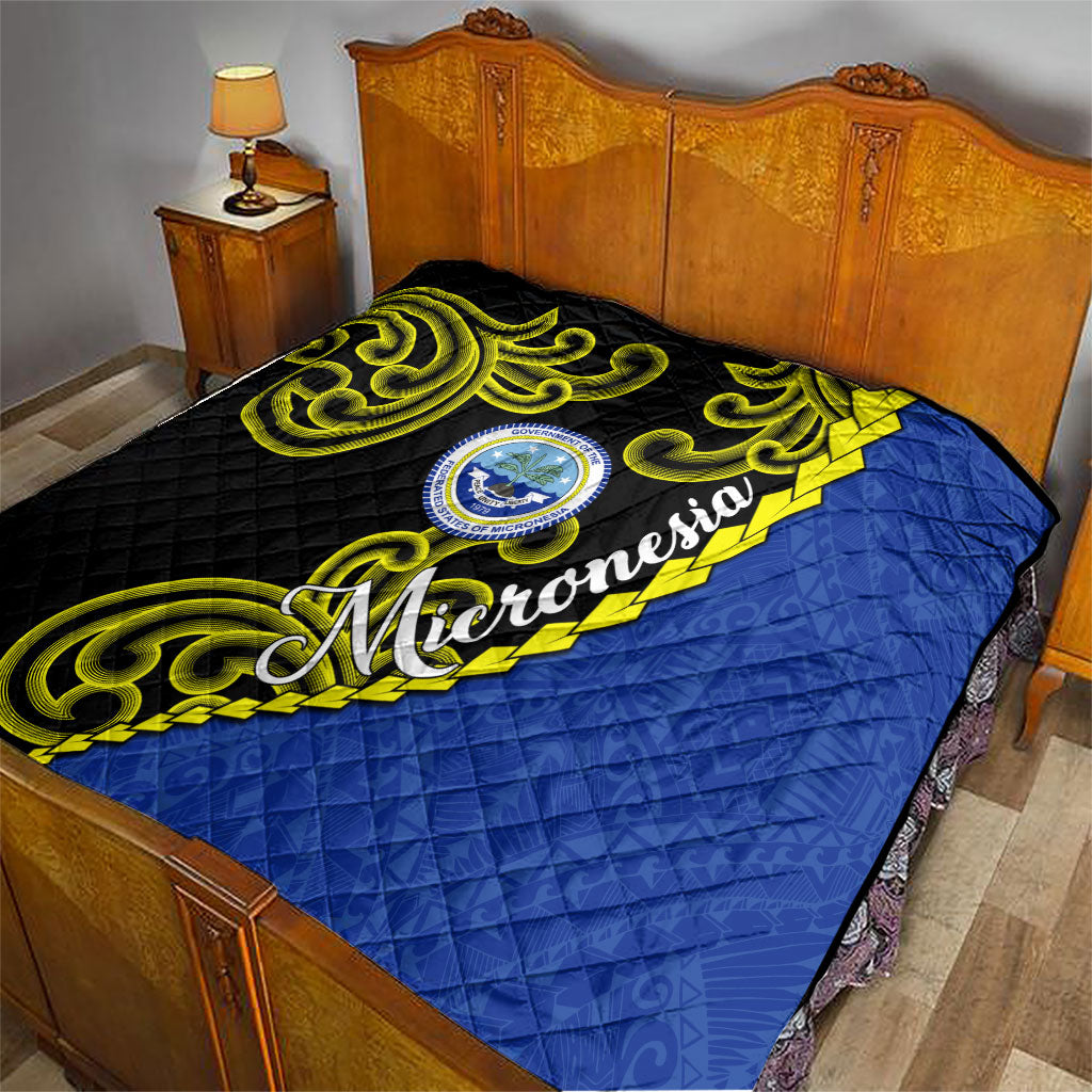 Federated States Of Micronesia FSM Quilt Pacific Islander Tribal Swirl Geometric Pattern TS04 - Polynesian Pride