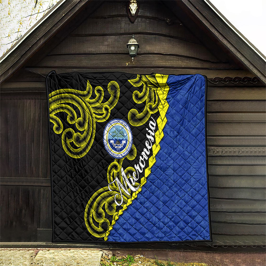 Federated States Of Micronesia FSM Quilt Pacific Islander Tribal Swirl Geometric Pattern TS04 - Polynesian Pride