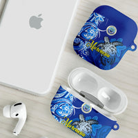 Micronesia Sea Turtle AirPods Case Federated States Of Micronesia Tribal Floral Pattern TS04 - Polynesian Pride
