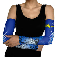 Micronesia Sea Turtle Arm Sleeves Federated States Of Micronesia Tribal Floral Pattern TS04 - Polynesian Pride