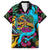 Pineapple Skull Family Matching Mermaid Dress and Hawaiian Shirt Sumer Time TS04 Dad's Shirt - Short Sleeve Multicolor - Polynesian Pride