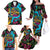 Pineapple Skull Family Matching Off Shoulder Long Sleeve Dress and Hawaiian Shirt Sumer Time TS04 - Polynesian Pride