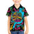 Pineapple Skull Family Matching Short Sleeve Bodycon Dress and Hawaiian Shirt Sumer Time TS04 Son's Shirt Multicolor - Polynesian Pride