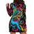 Pineapple Skull Hoodie Dress Sumer Time TS04 Multicolor - Polynesian Pride