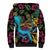 Pineapple Skull Sherpa Hoodie Sumer Time TS04 Unisex Multicolor - Polynesian Pride